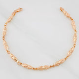 Pulso Rustico Dubai 5.2g / 20.5cm / 4.32mm Oro Rosa 18K
