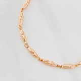 Pulso Rustico Dubai 5.2g / 20.5cm / 4.32mm Oro Rosa 18K