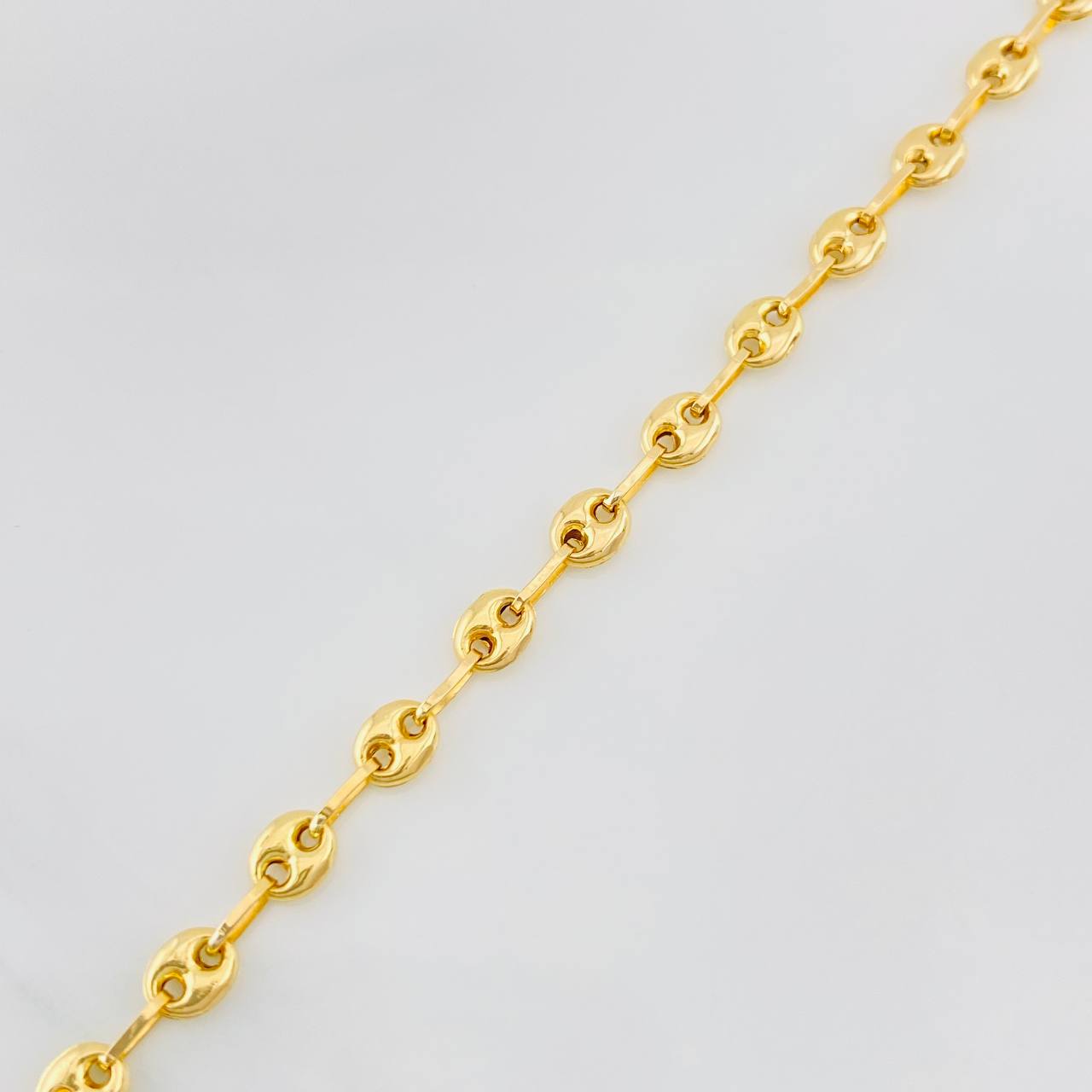 Tobillera GC 3.15g / 26.2cm / 4mm Oro Amarillo 18K