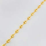 Tobillera GC 3.15g / 26.2cm / 4mm Oro Amarillo 18K