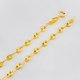 Tobillera GC 3.15g / 26.2cm / 4mm Oro Amarillo 18K