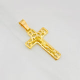 Dije Cruz Cristo 2.95g / 3.5cm Oro Amarillo 18K