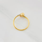 Anillo Tu y Yo 1.35g / T8 1/2 Tres Oros 18K