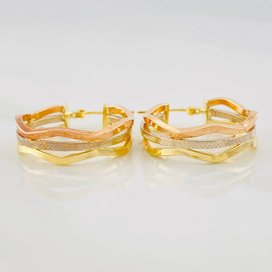 Candongas Infi 3.25g / 2.05cm Tres Oros 18K