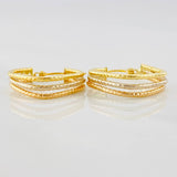 Candongas Dona 1.8g / 2.1cm Tres Oros 18K