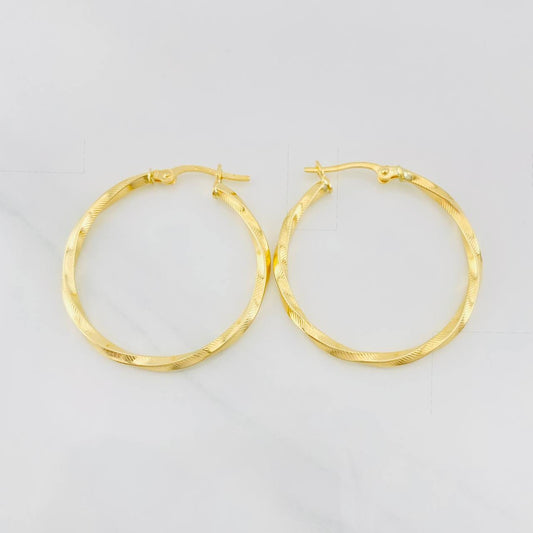 Candongas Siena 1.7g / 3cm Oro Amarillo 18K