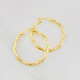 Candongas Siena 1.7g / 3cm Oro Amarillo 18K