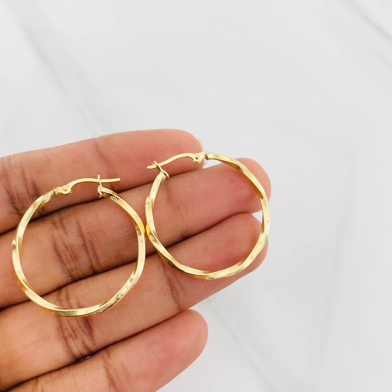 Candongas Siena 1.7g / 3cm Oro Amarillo 18K