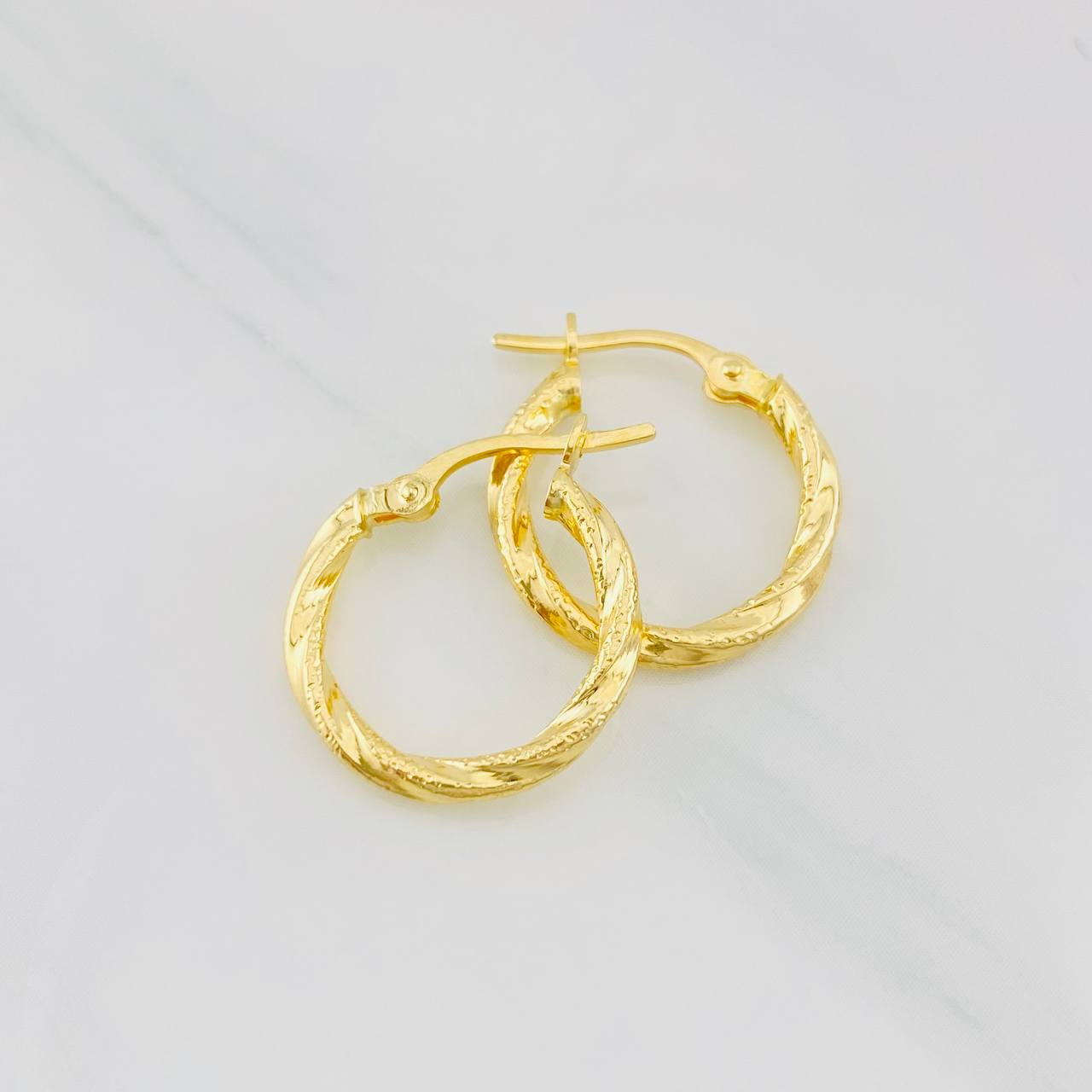 Candongas Nilo 1.15g / 1.9cm Oro Amarillo 18K