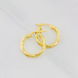 Candongas Nilo 1.15g / 1.9cm Oro Amarillo 18K