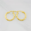 Candongas Nilo 1.15g / 1.9cm Oro Amarillo 18K