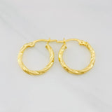 Candongas Nilo 1.15g / 1.9cm Oro Amarillo 18K