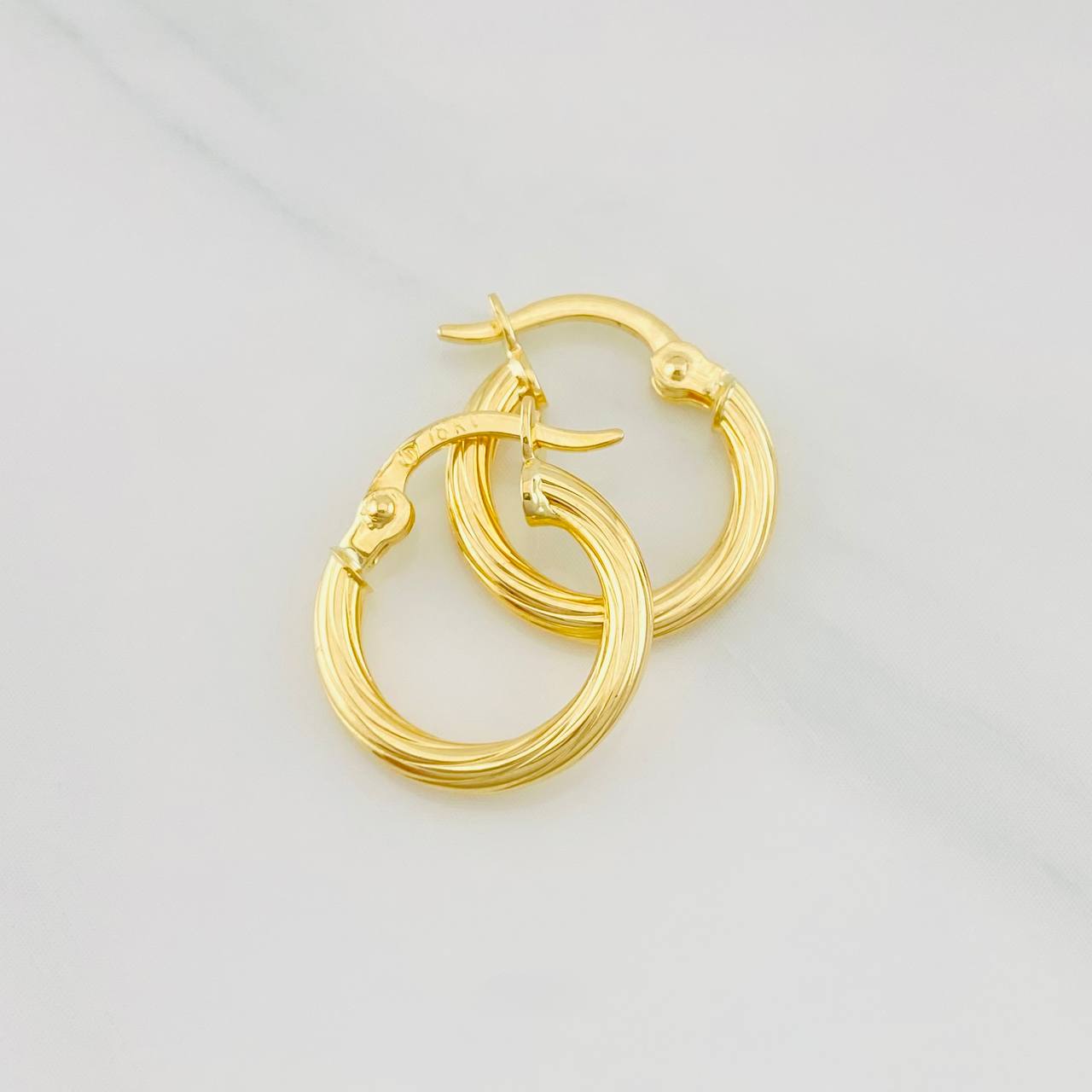 Candongas Mary 1.05g / 1.5cm Oro Amarillo 18K