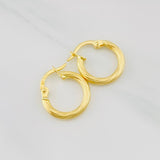 Candongas Mary 1.05g / 1.5cm Oro Amarillo 18K