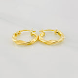 Candongas Melcocha 1.15g / 1.6cm Oro Amarillo 18K