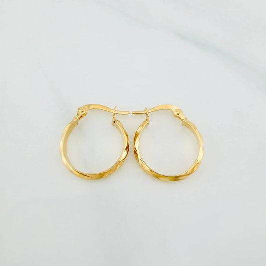 Candongas Nia 1.3 g / 1.9 cm Oro Amarillo 18K