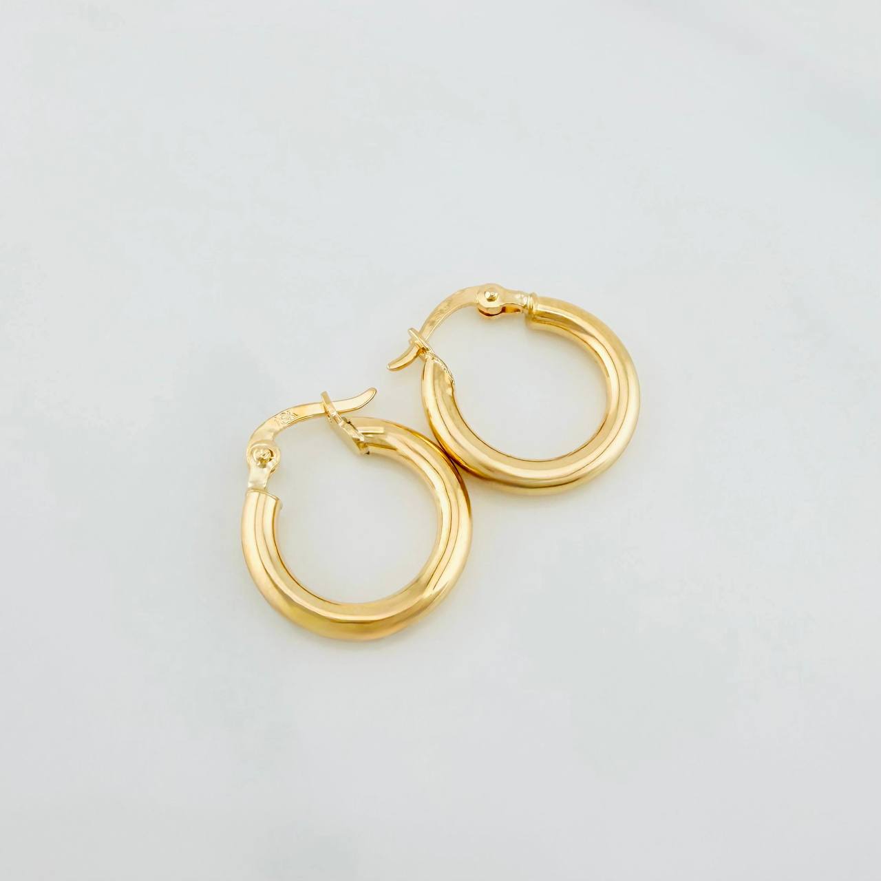 Candongas Jass 1.35 g / 1.7 cm Oro Amarillo 18K