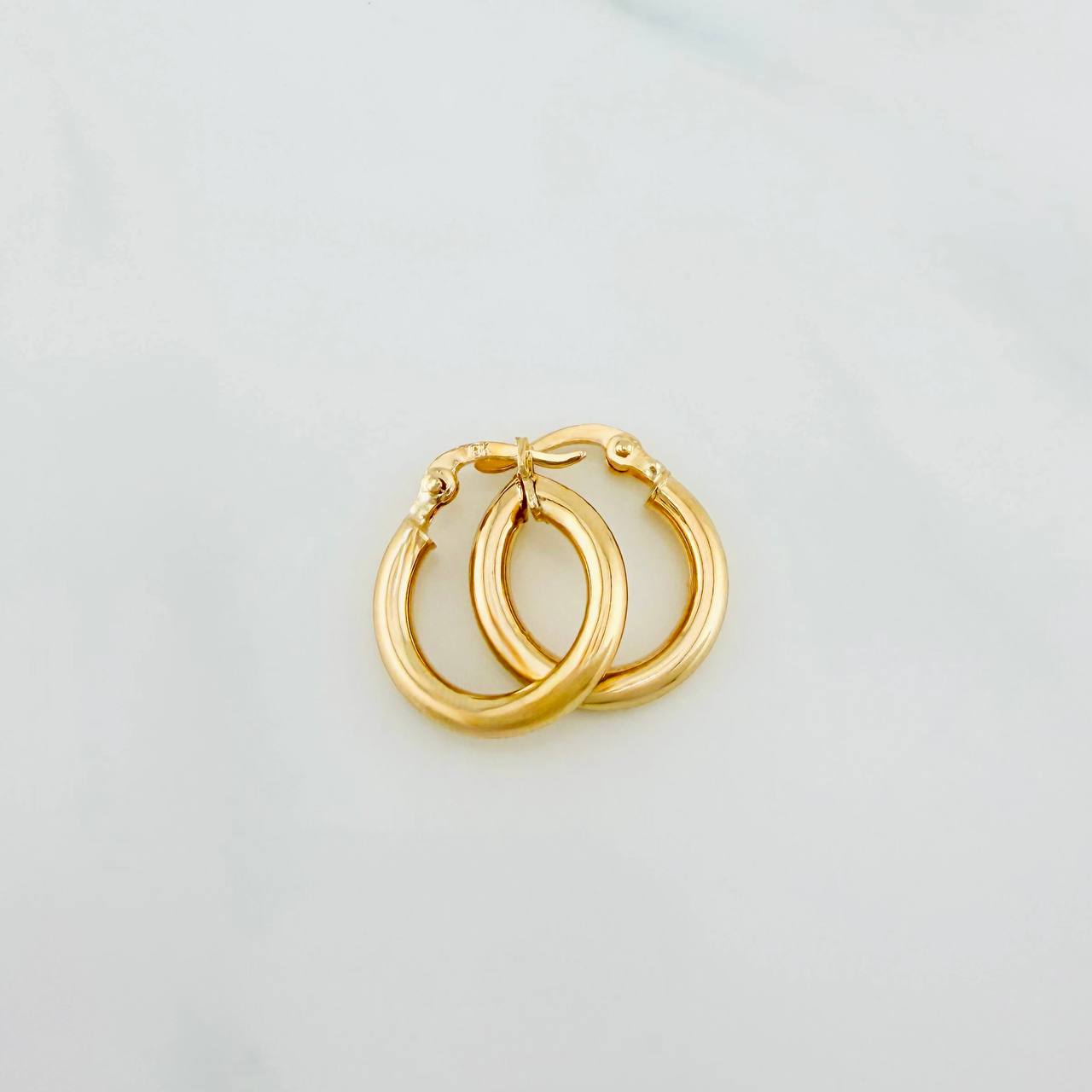 Candongas Jass 1.35 g / 1.7 cm Oro Amarillo 18K