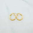Candongas Kari 0.9 g / 1.5 cm Oro Amarillo 18K