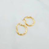 Candongas Kari 0.9 g / 1.5 cm Oro Amarillo 18K