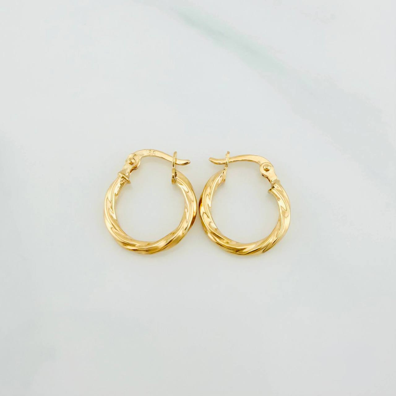 Candongas Kari 1 g / 1.5 cm Oro Amarillo 18K
