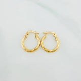 Candongas Kari 1 g / 1.5 cm Oro Amarillo 18K