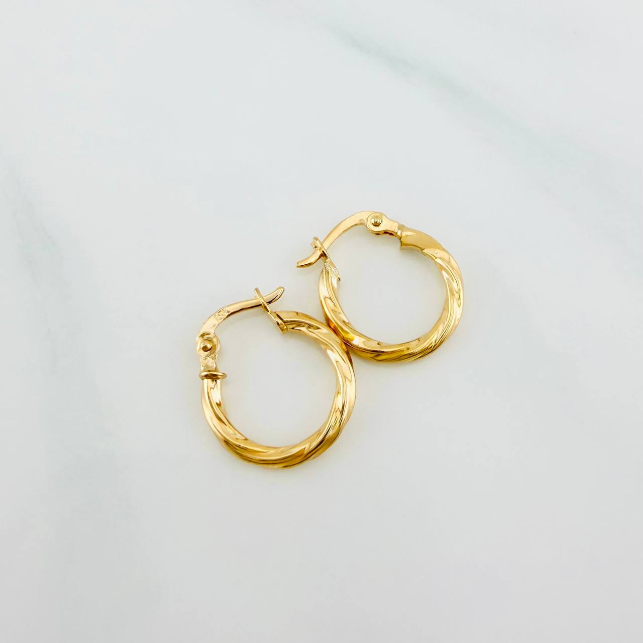 Candongas Kari 1 g / 1.5 cm Oro Amarillo 18K