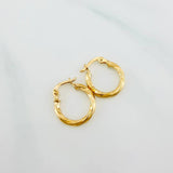 Candongas Kari 1 g / 1.5 cm Oro Amarillo 18K