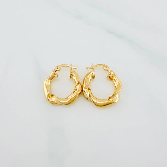 Candongas Demi 1.95 g / 2 cm Oro Amarillo 18K