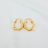 Candongas Demi 1.95 g / 2 cm Oro Amarillo 18K