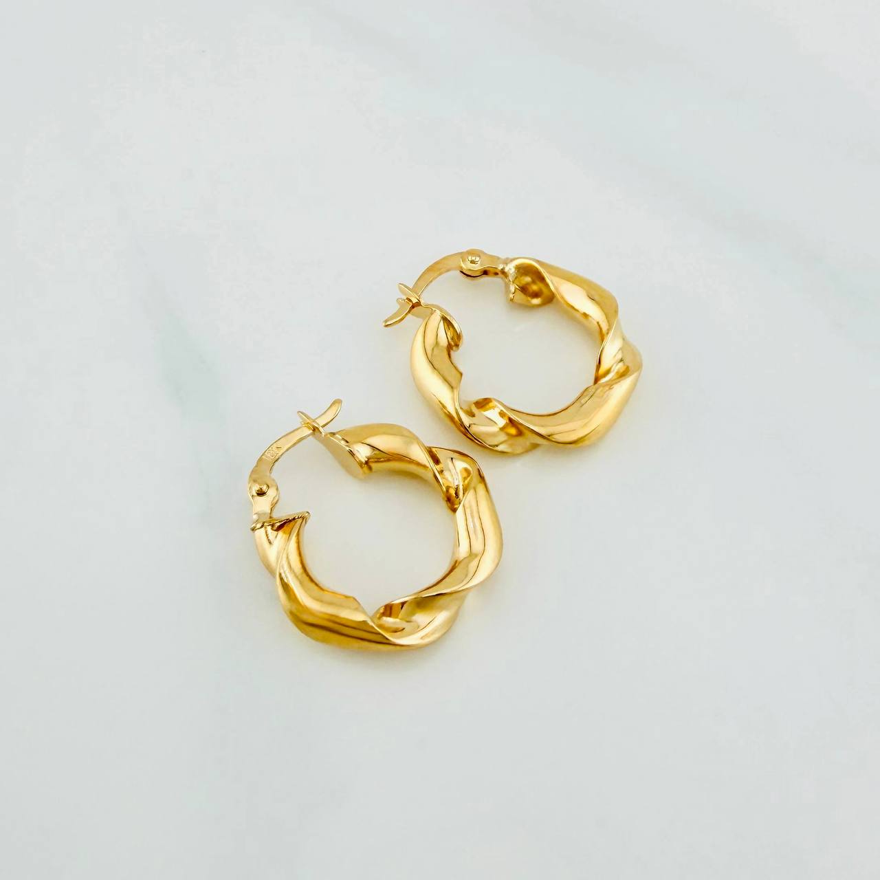 Candongas Demi 1.95 g / 2 cm Oro Amarillo 18K