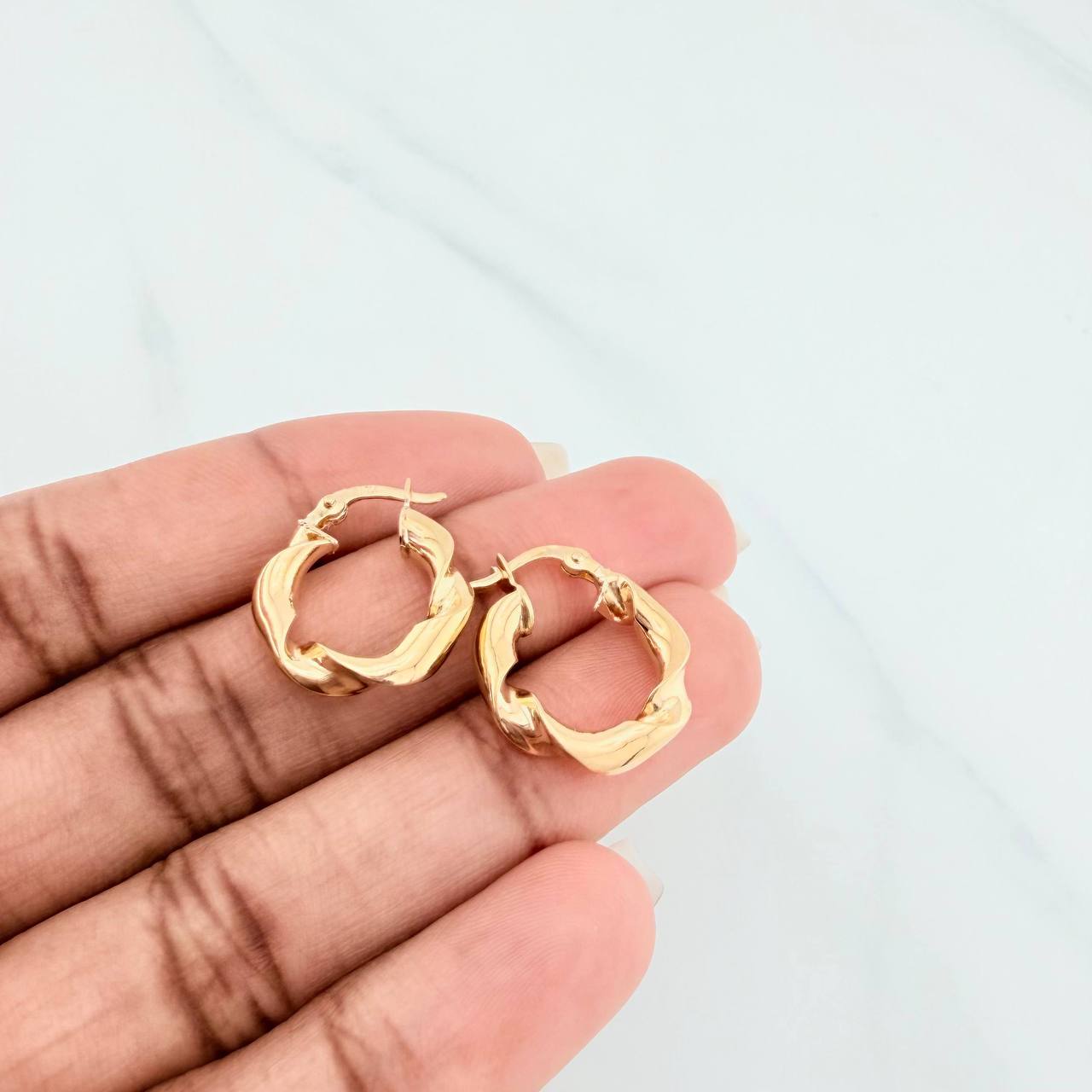 Candongas Demi 1.95 g / 2 cm Oro Amarillo 18K