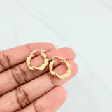 Candongas Demi 1.95 g / 2 cm Oro Amarillo 18K