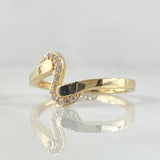 Anillo Curva Simil 1.85gr / T6 / Oro 18K ©