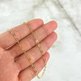 Tobillera Aro Seguido 1.85gr / 28cm / 2.5mm Oro Amarillo +3 18K ©