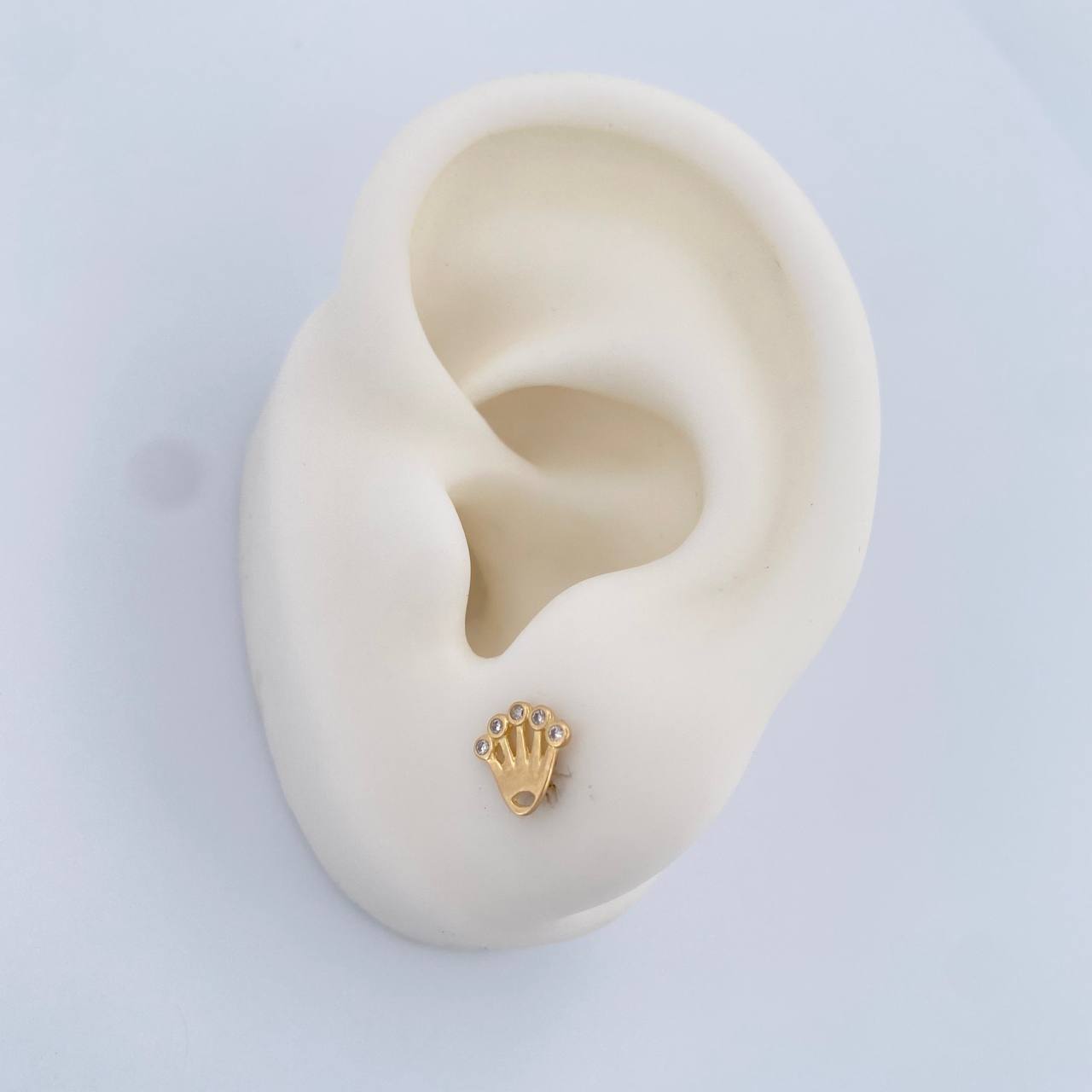 Topos Corona 0.85gr / 7mm Oro Amarillo 18K &