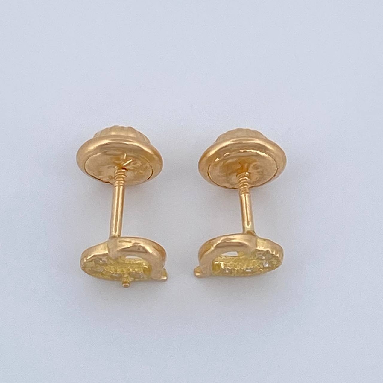 Topos Silueta Corazon 0.8gr / 5.99mm Oro Amarillo 18K &