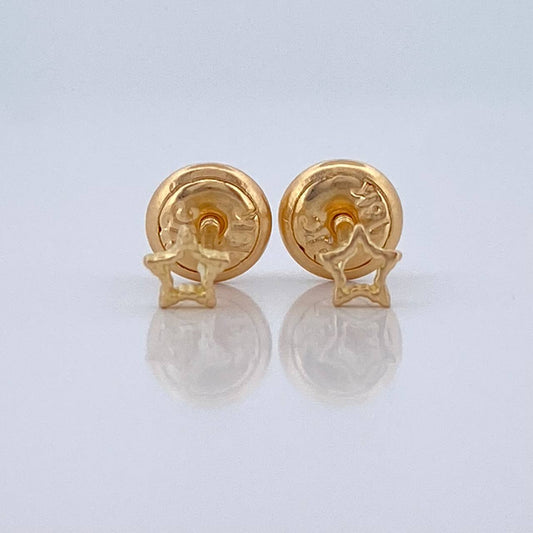 Topos Silueta Estrella 0.5gr / 3.58mm Oro Amarillo 18K &
