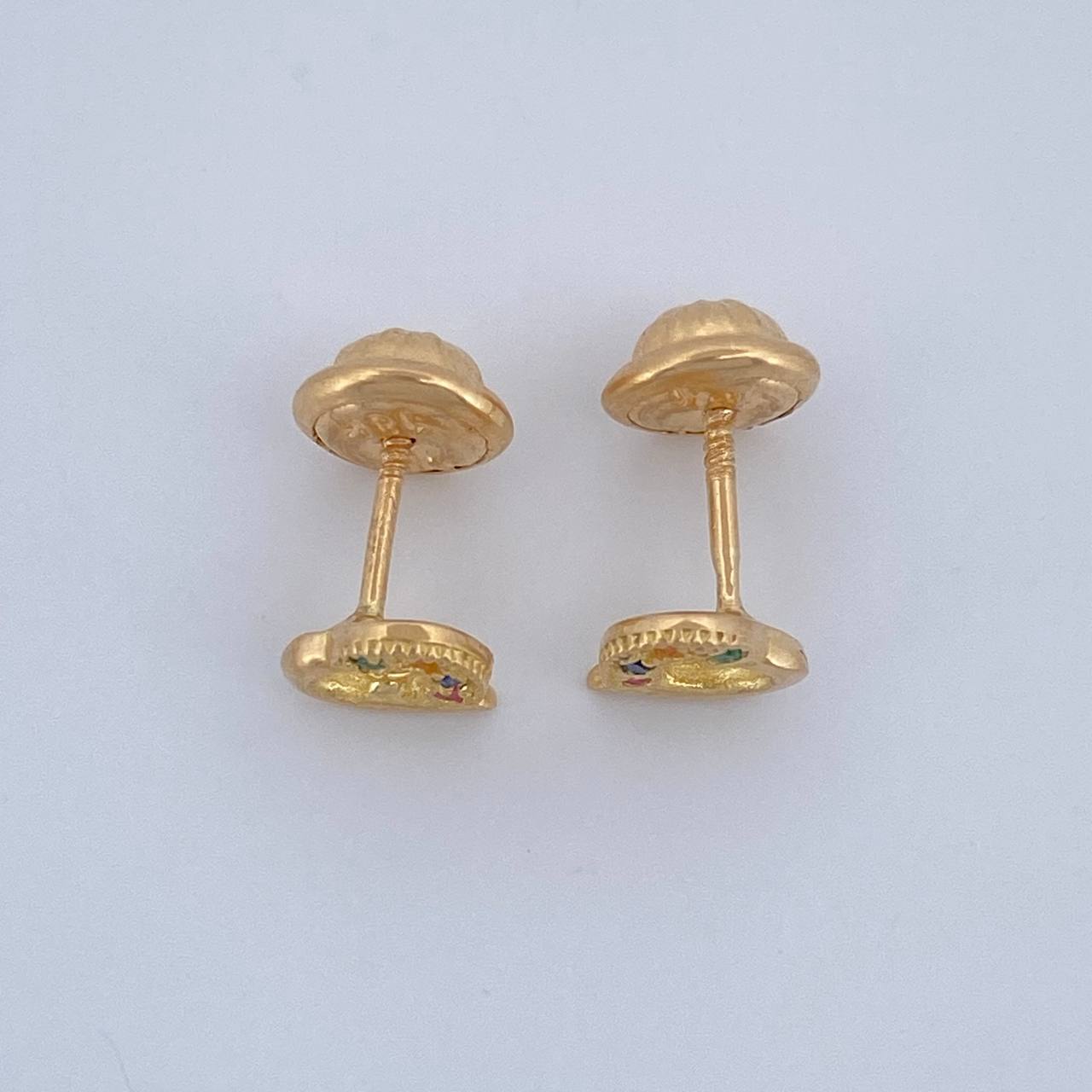 Topos Silueta Corazon 0.75gr / 5.95mm Oro Amarillo 18K &
