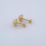 Topos Corazon 0.45gr / 3.48mm Oro Amarillo 18K &
