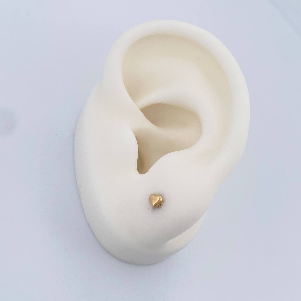 Topos Corazon 0.45gr / 3.48mm Oro Amarillo 18K &