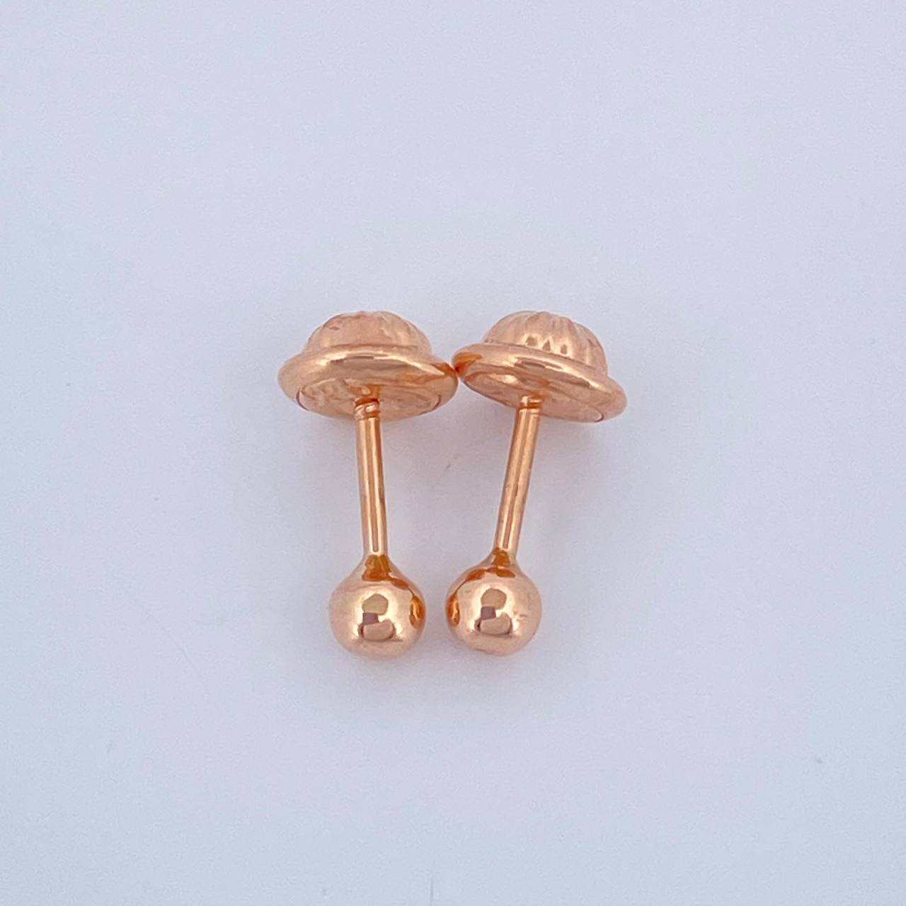Topos Bola 0.45gr / 3mm Oro Rosa 18K &