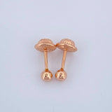 Topos Bola 0.45gr / 3mm Oro Rosa 18K &