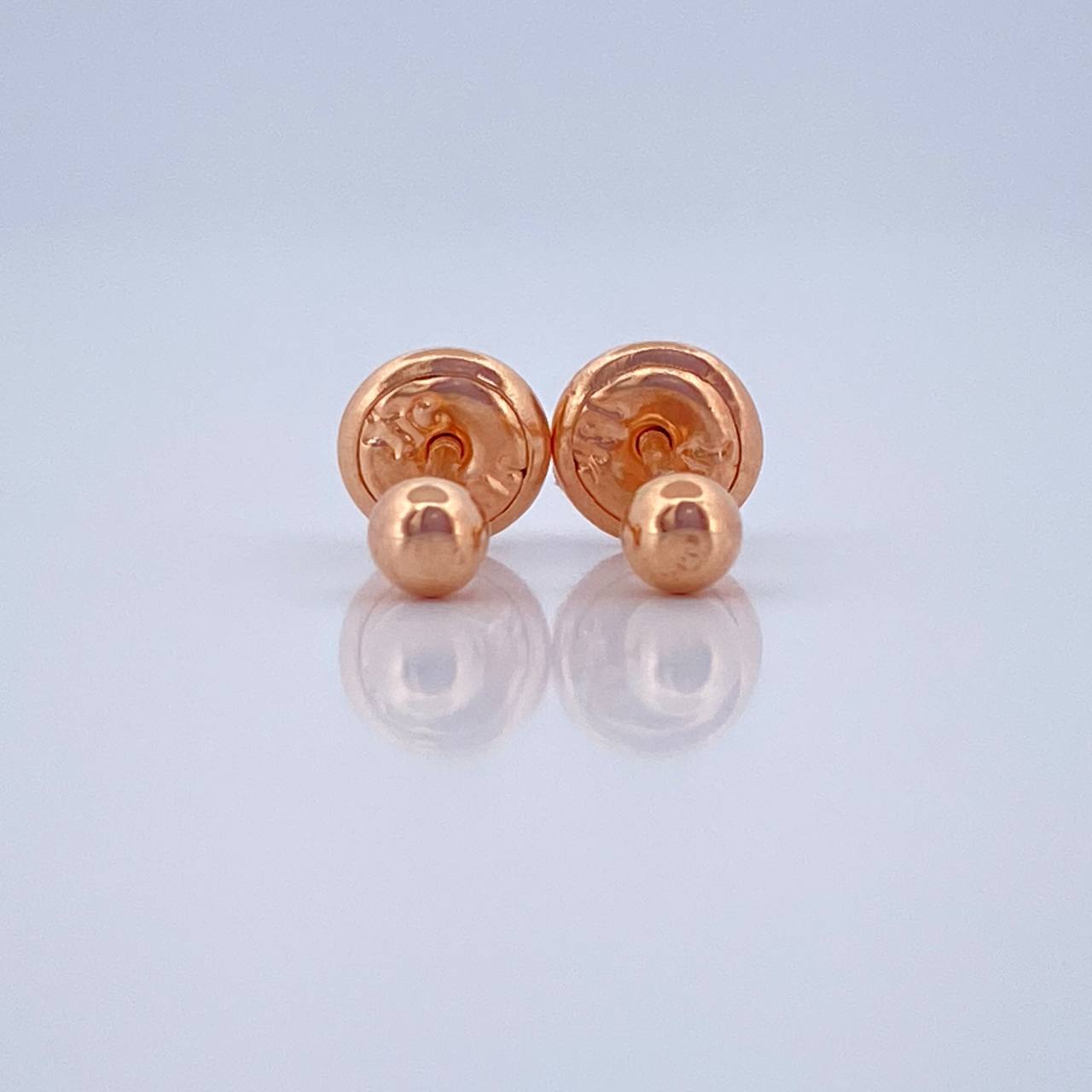 Topos Bola 0.45gr / 3mm Oro Rosa 18K &