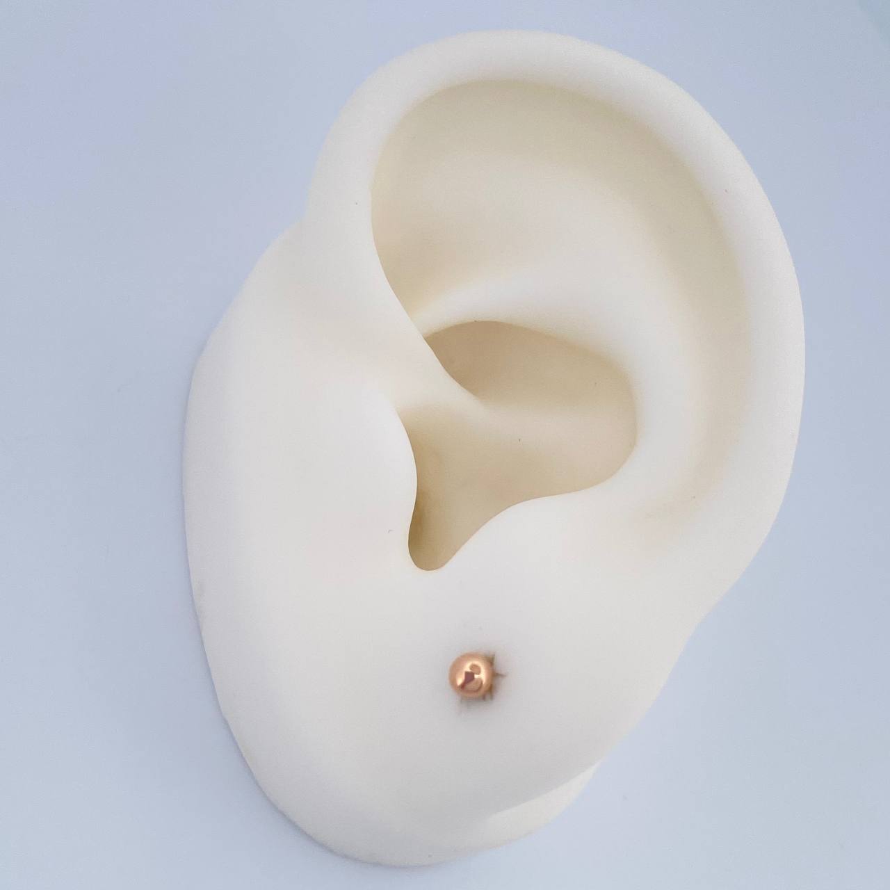 Topos Bola 0.45gr / 3mm Oro Rosa 18K &