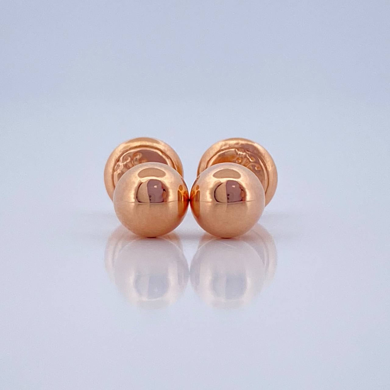 Topos Bola 0.6gr / 5mm Oro Rosa 18K &