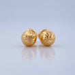 Topos Bola 0.65gr / 5mm Diamantadas Oro Amarillo 18K
