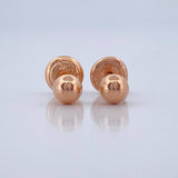 Topos Bola 0.5gr / 4mm Oro Rosa 18K &