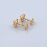Topos Trebol 0.6gr / 3.77mm Oro Amarillo 18K &