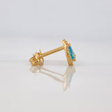 Topos Halo Gota 1.2g / 5.93mm Oro Amarillo 18K
